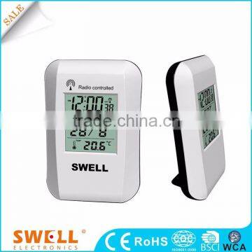 wholesale simple plastic desktop clock , cheap plastic table clock