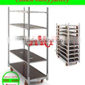 Display Garden Flower Cart for Sale Hand Cart Plywood Flower Garden Cart TC020 Danish Trolley Hand Trucks for Sale photo-5