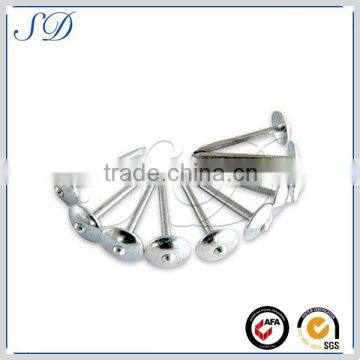 Competitive price best quality widely used umbrella head roofing nails