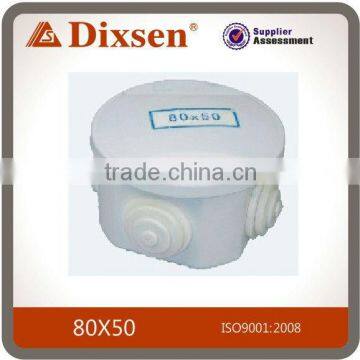 ABS Waterproof Plastic Distribution Box IP65 80x50