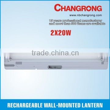 T8 2x20W fluorescent rechargeable emergency light