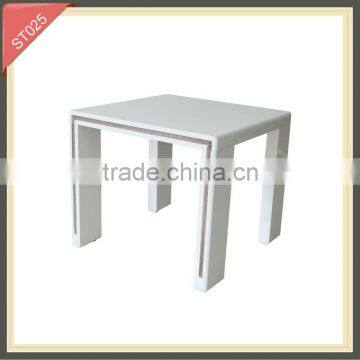 high gloss end table glass top foam table corner cushion side tables