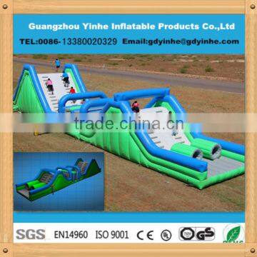 2015 giant crazy inflatable obstacle course for adult