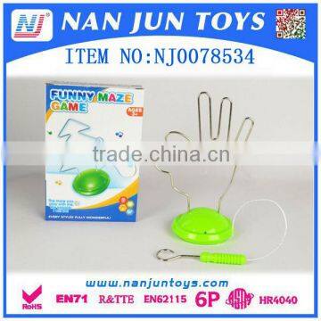 Funny electric touch maze game