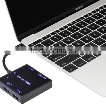 usb 3.1 type c hub combo