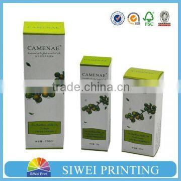 Custom printed luxury colorful empty package paper cosmetic box