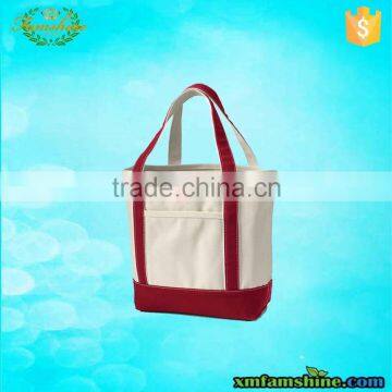 new design wholesale cotton canvas shopping tote bag