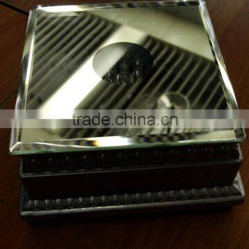 High quality square crystal led base for crystal block display