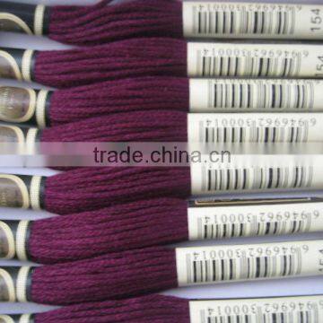 100% polyester cross stitch thread for kits
