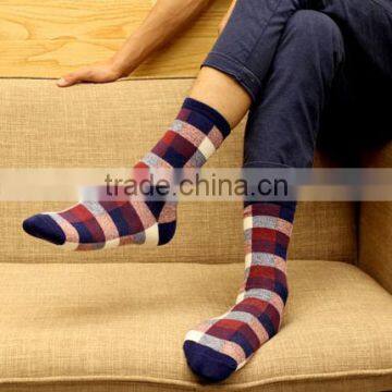 checked colorful ethnic style socks