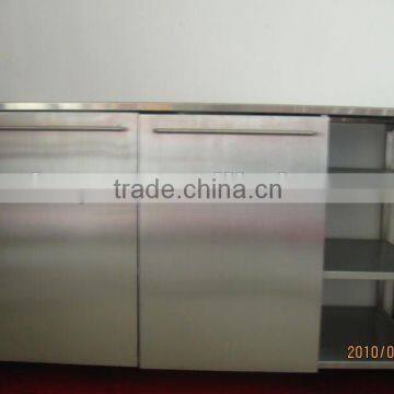 modern stainless steel kitchen furniture/stainless steel kitchenware/kitchen carcase cabinet stainless