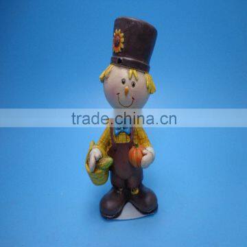 Creative resin snowman bubble head for christmas decorations
