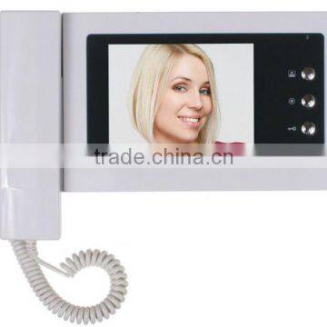 2014 hot sale 4.3" Handset Video Door Phone Intercom System With 4 Wires