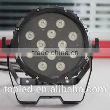 Die-casting dj par RGBWA-5-in-1 led slim par dmx512 led par light IP66