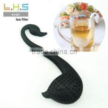 Promotional items for tea swan shaped plastic tea ball infuser