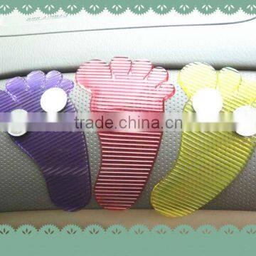 cute foot shape PU gel self-adhesive non-slip pad