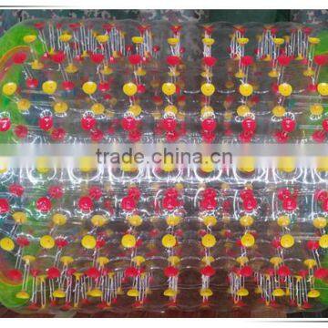 0.9mm PVC tarpaulin inflatable water roller , water wheel used for walking on water , plastic hot water hair rollers