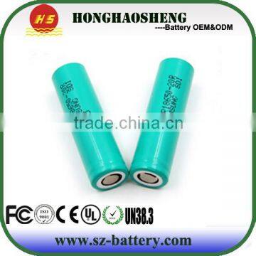 SAMSUNG inr18650 20R li-ion battery 2000mah flat top battery 10c inr 20r 18650 battery