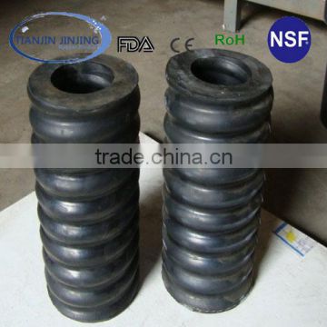 Customizde size shock absorbing grommet rubber bellow