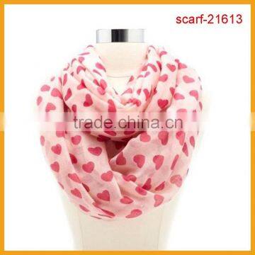 print scarf wholesale,love heart print scarf manufacturers