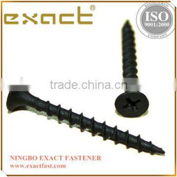 China top sale black phosphated drywall screw bugle head