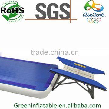 Inflatable gymnastics mats