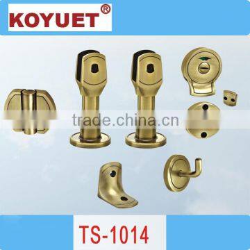 Wholesale Zinc Alloy Toilet Cubicle Hardware Accessories Toilet partition with hardwares fittings Zinc Stainless