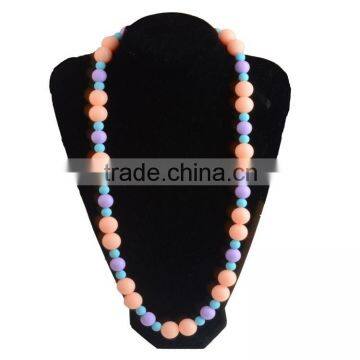 2014 Popular Of Silicone Baby Teething Necklace