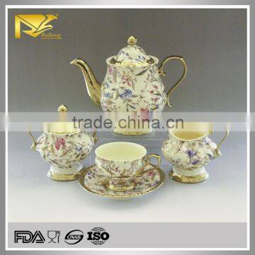 Drinkware stoneware classic coffee and tea set, arabic coffee and tea sets, tea sets for adults