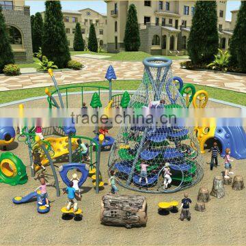 KAIQI classic Adventure Island Series KQ50100A children attractive playground equipment with adventure and exciting experiences