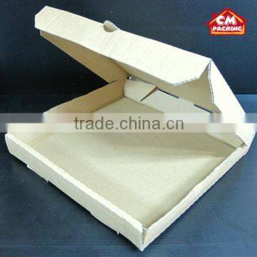 Food grade ecofriendly triangle corrugated pizza box