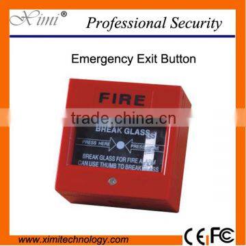 Emergency switch exit button door release glass break alarm button for access control system E01