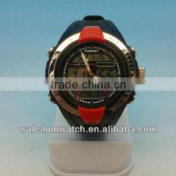 2013 best selling analog digital men's luxurious japan 2035 movement watch