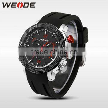 Mens Watch Japan Movt Quartz Watch pu Leather Strap Water Resistant Watch WH5206-9C