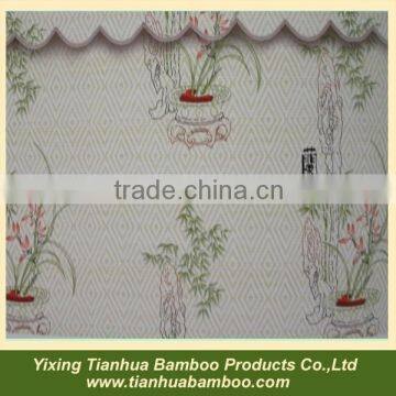 Custom bamboo curtain design for living room