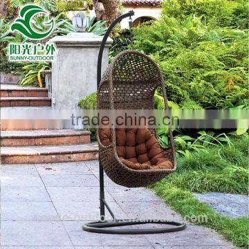 Modern popular nice outdoor bird nest egg shaped hanging swing chairs                        
                                                Quality Choice