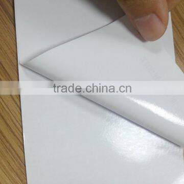 220g OEM High Glossy Water Based Self Adhesive PVC Vinyl Removable sticker