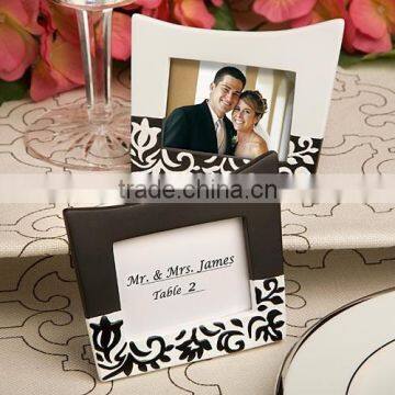 Damask design picture frames/place card holders