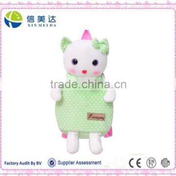 Stuffed lovely cat backpack best gift for chid