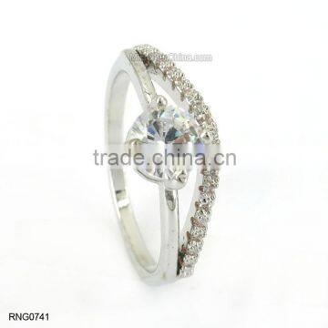 New Five-pointed Star Copper Zircon Diamond Ring For Girls photo-4