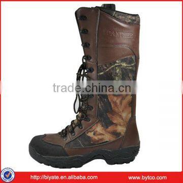 Fashion men leather hiking boots