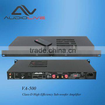 VDA-500 professional rack mount 312W USB subwoofer power amplifier