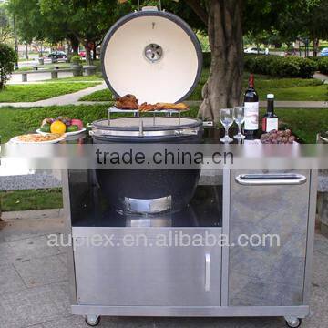 Outdoor kitchen BBQ stainless steel table promotion