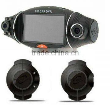 2.7 Inch HD 1080P Dash HD DVR R310 Camera Car 170 Degree GPS Logger G-sensor Night Vision TFT LCD Dual 2 Lens photo-3