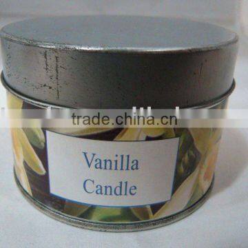 ali express Tin candle soy candle soy bean candle tin tube candle