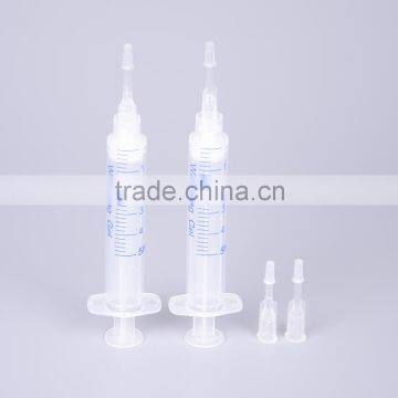 professional Teeth whitening 5 ml gel, syringe gel