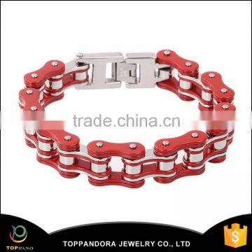 high quality most popular stainless steel bicycle chain bracelets