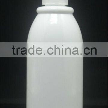 Personal care industrial use 300ml PET plastic bottle screen printing with lotion pump