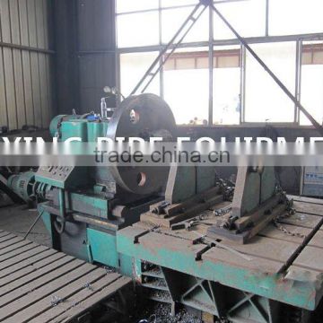 steel pipe end chamfering machine for end facing