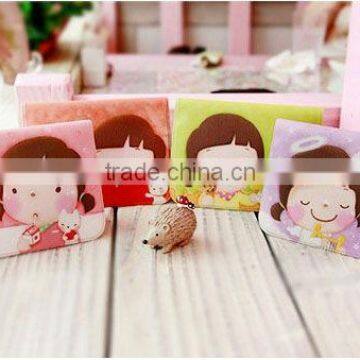 Korean Girl Lovely Business ID Credit Card Wallet Holder Pocket Bag Case photo-2